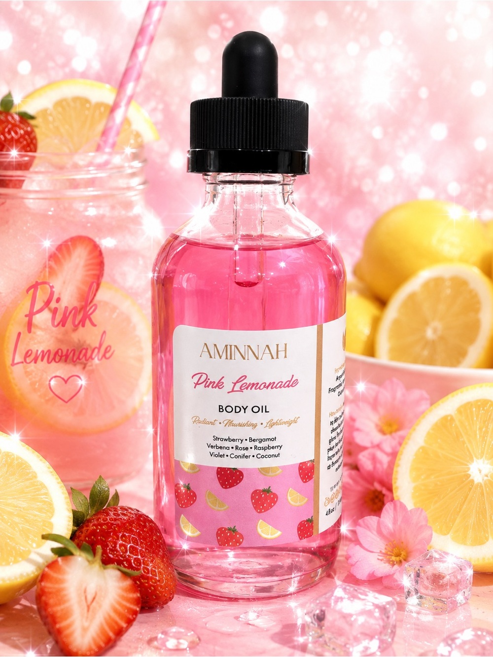 *Buy Now* Aminnah Pink Lemonade Body Oil